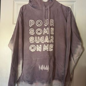 Def Leopard Pour Some Sugar on Me - Woman’s Hoodie. XL. Amazing Condition.